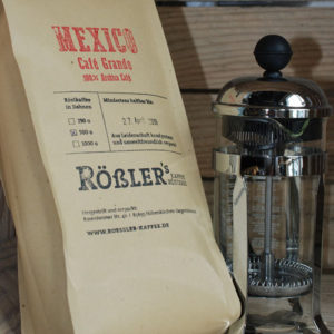 Mexico Café Grande in der Kaffeerösterei Rößler