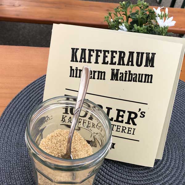 Kaffeeraum endlich wieder hinterm Maibaum in Höhenkirchen
